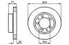 Bremsscheibe Vorderachse rechts BOSCH 0 986 478 409