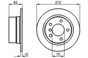 Bremsscheibe BOSCH 0 986 478 439