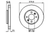 Bremsscheibe Vorderachse BOSCH 0 986 478 505