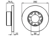 Bremsscheibe BOSCH 0 986 478 529