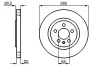 Bremsscheibe BOSCH 0 986 478 542 Bild Bremsscheibe BOSCH 0 986 478 542