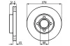 Bremsscheibe Vorderachse BOSCH 0 986 478 549