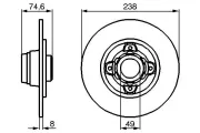 Bremsscheibe BOSCH 0 986 478 557