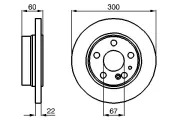 Bremsscheibe BOSCH 0 986 478 566