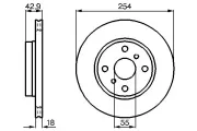 Bremsscheibe BOSCH 0 986 478 585