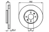 Bremsscheibe BOSCH 0 986 478 598 Bild Bremsscheibe BOSCH 0 986 478 598