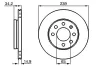 Bremsscheibe BOSCH 0 986 478 627 Bild Bremsscheibe BOSCH 0 986 478 627