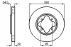 Bremsscheibe Vorderachse BOSCH 0 986 478 634