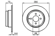 Bremsscheibe BOSCH 0 986 478 640