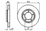 Bremsscheibe BOSCH 0 986 478 663