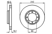 Bremsscheibe BOSCH 0 986 478 674