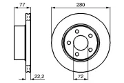 Bremsscheibe BOSCH 0 986 478 694