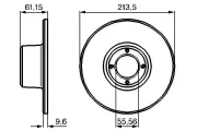 Bremsscheibe BOSCH 0 986 478 811