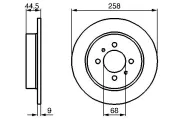 Bremsscheibe BOSCH 0 986 478 836