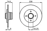 Bremsscheibe BOSCH 0 986 478 866