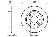 Bremsscheibe BOSCH 0 986 479 018