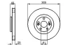 Bremsscheibe BOSCH 0 986 479 109 Bild Bremsscheibe BOSCH 0 986 479 109