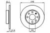 Bremsscheibe BOSCH 0 986 479 189 Bild Bremsscheibe BOSCH 0 986 479 189