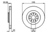 Bremsscheibe BOSCH 0 986 479 204 Bild Bremsscheibe BOSCH 0 986 479 204