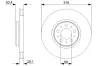 Bremsscheibe BOSCH 0 986 479 322 Bild Bremsscheibe BOSCH 0 986 479 322