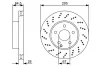 Bremsscheibe BOSCH 0 986 479 331 Bild Bremsscheibe BOSCH 0 986 479 331