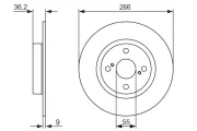 Bremsscheibe BOSCH 0 986 479 335