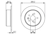 Bremsscheibe BOSCH 0 986 479 336