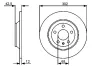 Bremsscheibe BOSCH 0 986 479 458 Bild Bremsscheibe BOSCH 0 986 479 458