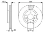 Bremsscheibe Vorderachse BOSCH 0 986 479 542 Bild Bremsscheibe Vorderachse BOSCH 0 986 479 542