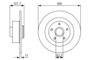 Bremsscheibe BOSCH 0 986 479 573