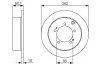 Bremsscheibe Hinterachse BOSCH 0 986 479 603 Bild Bremsscheibe Hinterachse BOSCH 0 986 479 603