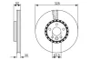 Bremsscheibe Vorderachse BOSCH 0 986 479 621 Bild Bremsscheibe Vorderachse BOSCH 0 986 479 621