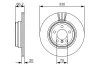 Bremsscheibe BOSCH 0 986 479 622 Bild Bremsscheibe BOSCH 0 986 479 622