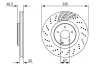 Bremsscheibe BOSCH 0 986 479 651 Bild Bremsscheibe BOSCH 0 986 479 651