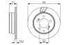 Bremsscheibe Hinterachse BOSCH 0 986 479 665 Bild Bremsscheibe Hinterachse BOSCH 0 986 479 665