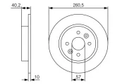 Bremsscheibe BOSCH 0 986 479 S85