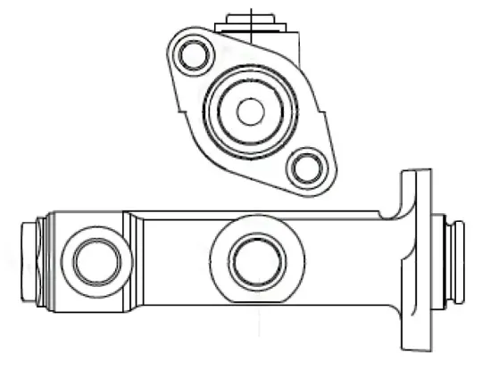Geberzylinder, Kupplung BOSCH 0 986 486 000 Bild Geberzylinder, Kupplung BOSCH 0 986 486 000