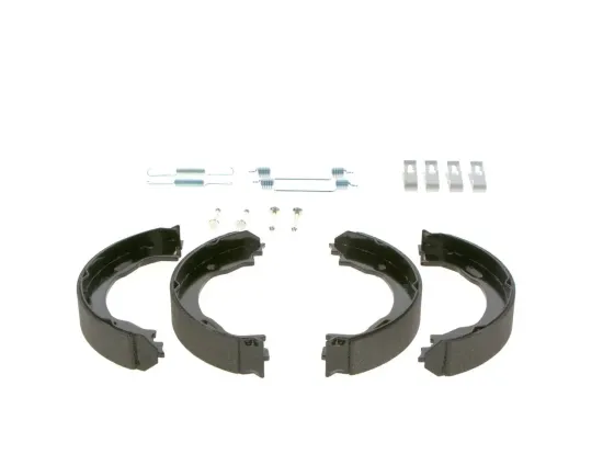 Bremsbackensatz, Feststellbremse Hinterachse BOSCH 0 986 487 609 Bild Bremsbackensatz, Feststellbremse Hinterachse BOSCH 0 986 487 609