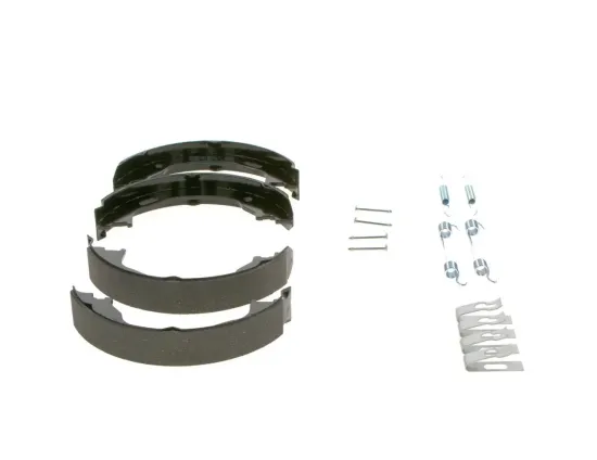 Bremsbackensatz, Feststellbremse Hinterachse BOSCH 0 986 487 609 Bild Bremsbackensatz, Feststellbremse Hinterachse BOSCH 0 986 487 609