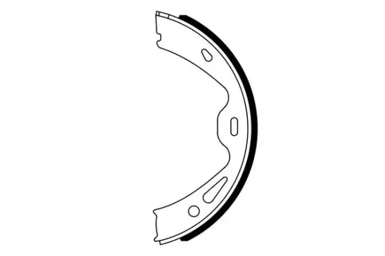 Bremsbackensatz, Feststellbremse Hinterachse BOSCH 0 986 487 944 Bild Bremsbackensatz, Feststellbremse Hinterachse BOSCH 0 986 487 944