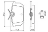 Bremsbelagsatz, Scheibenbremse BOSCH 0 986 491 030 Bild Bremsbelagsatz, Scheibenbremse BOSCH 0 986 491 030