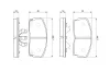 Bremsbelagsatz, Scheibenbremse Vorderachse BOSCH 0 986 493 390 Bild Bremsbelagsatz, Scheibenbremse Vorderachse BOSCH 0 986 493 390