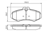 Bremsbelagsatz, Scheibenbremse BOSCH 0 986 494 013 Bild Bremsbelagsatz, Scheibenbremse BOSCH 0 986 494 013