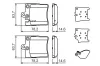 Bremsbelagsatz, Scheibenbremse BOSCH 0 986 494 022 Bild Bremsbelagsatz, Scheibenbremse BOSCH 0 986 494 022