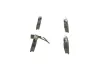Bremsbelagsatz, Scheibenbremse Hinterachse BOSCH 0 986 494 025 Bild Bremsbelagsatz, Scheibenbremse Hinterachse BOSCH 0 986 494 025