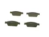 Bremsbelagsatz, Scheibenbremse Vorderachse BOSCH 0 986 494 066
