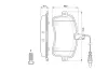 Bremsbelagsatz, Scheibenbremse Vorderachse BOSCH 0 986 494 097 Bild Bremsbelagsatz, Scheibenbremse Vorderachse BOSCH 0 986 494 097