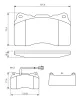 Bremsbelagsatz, Scheibenbremse BOSCH 0 986 494 131 Bild Bremsbelagsatz, Scheibenbremse BOSCH 0 986 494 131