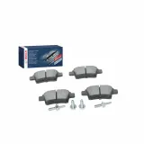 Bremsbelagsatz, Scheibenbremse Hinterachse BOSCH 0 986 494 199