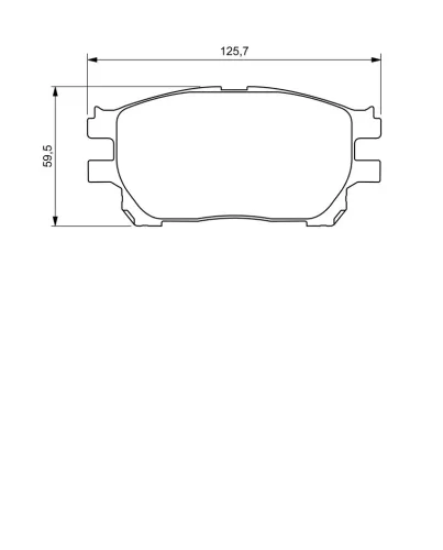 Bremsbelagsatz, Scheibenbremse Vorderachse BOSCH 0 986 494 212 Bild Bremsbelagsatz, Scheibenbremse Vorderachse BOSCH 0 986 494 212